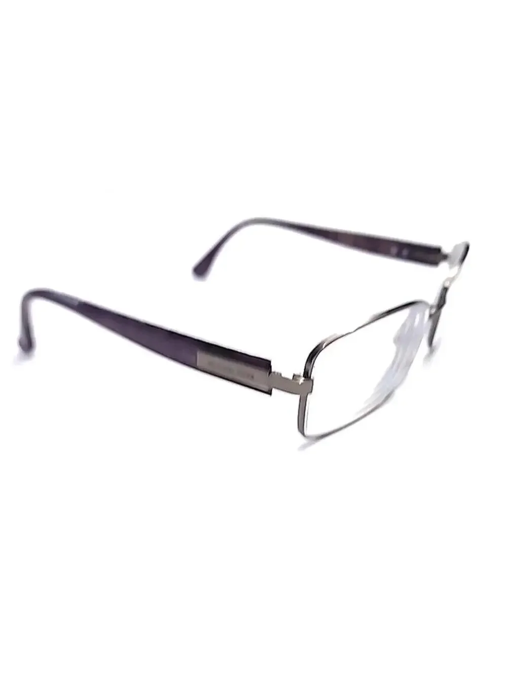 Michael Kors Gunmetal Purple Rectangle Eyeglasses 53-17 135